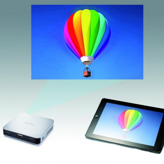 Aiptek MobileCinema i70 Pico Proyector ANSI DLP WiFi 70 Lúmens