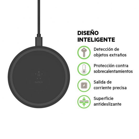 Belkin Boost Up Base de Carga Inalámbrica 10W Negra