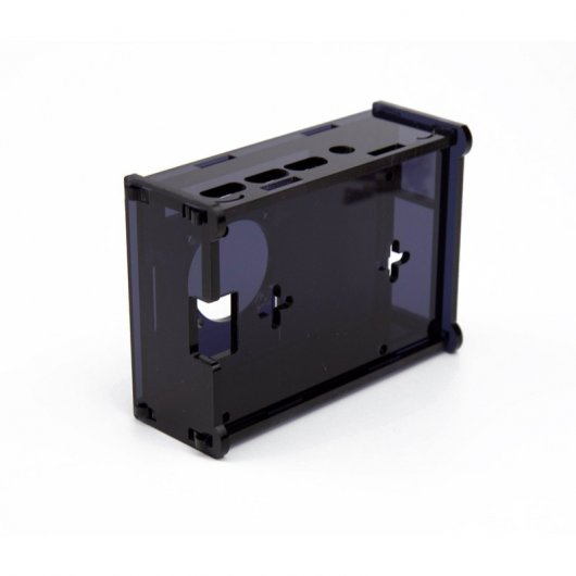 Owlotech Caixa Preta com Ventoinha e Dissipadores para Raspberry Pi 4