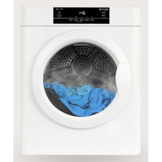 Evvo Mini S3 Secadora de Evacuación Carga Frontal 3Kg Blanco