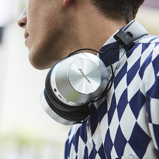 Pioneer SE-MS7BT Auriculares Bluetooth NFC Negro/Plata