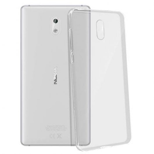 Avizar Funda de Silicona Flexible + Cristal Templado para Nokia 3