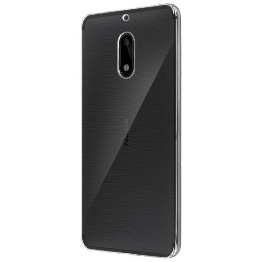 Avizar Funda de Silicona Flexible + Cristal Templado para Nokia 6