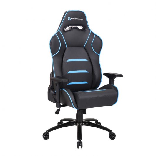 Chaise de jeu Newskill Valkyr noir/bleu