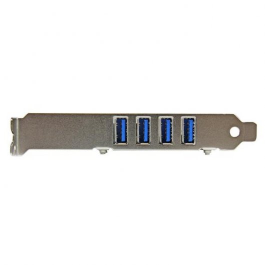 StarTech.com Adattatore scheda controller PCI Express PCIe SuperSpeed USB 3.0 a 4 porte con UASP - Alimentazione SATA