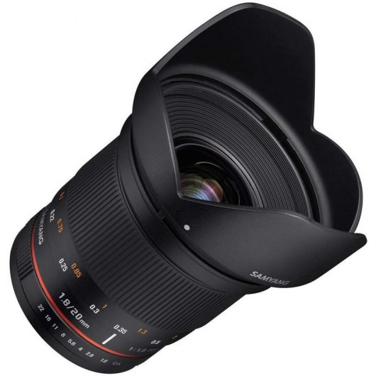 Samyang Objetivo 20mm F1.8 ED AS UMC para Sony E