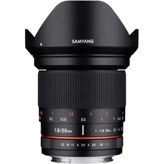 Samyang Objetivo 20mm F1.8 ED AS UMC para Sony E