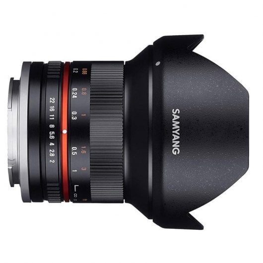 Obiettivo Samyang 12mm F2 NCS CS per Canon M