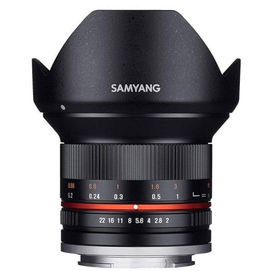 Obiettivo Samyang 12 mm F2 NCS CS per fotocamere Micro 4/3