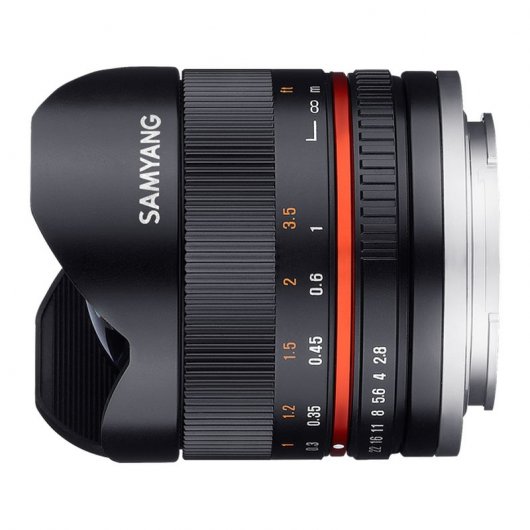 Samyang Objetivo Fisheye II 8mm F2.8 UMC para Fujifilm X