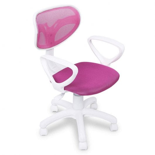 Adec Touch Cadeira de Escritório Rosa/Branca