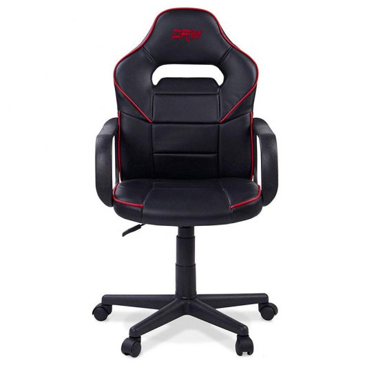 Adec DRW Cadeira Gaming Preta/Vermelha