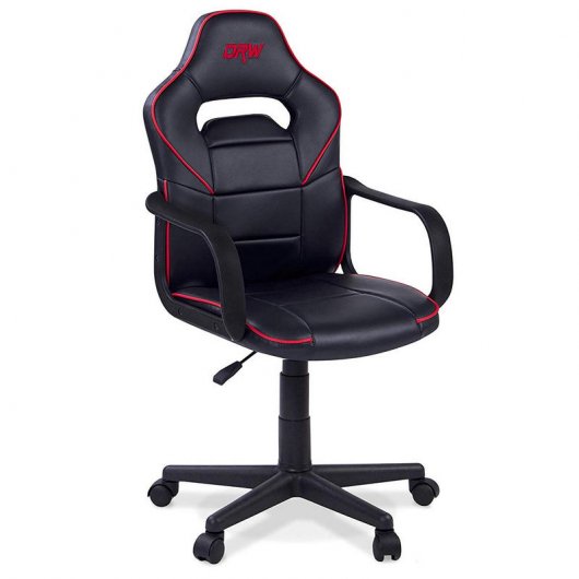 Adec DRW Cadeira Gaming Preta/Vermelha