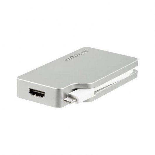 StarTech Adaptador USB-C de Vídeo Multipuertos 4 en 1 de Aluminio