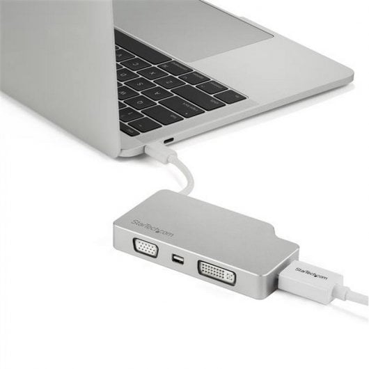 StarTech Adaptador USB-C de Vídeo Multipuertos 4 en 1 de Aluminio