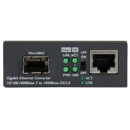StarTech Conversor de Medios Ethernet Gigabit a Fibra con SFP abierto