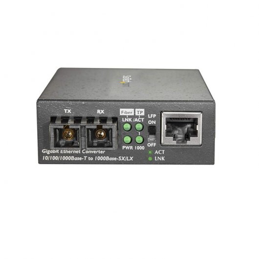 StarTech Media Converter 1000 Mbit/s 850 nm Multimodale Nero