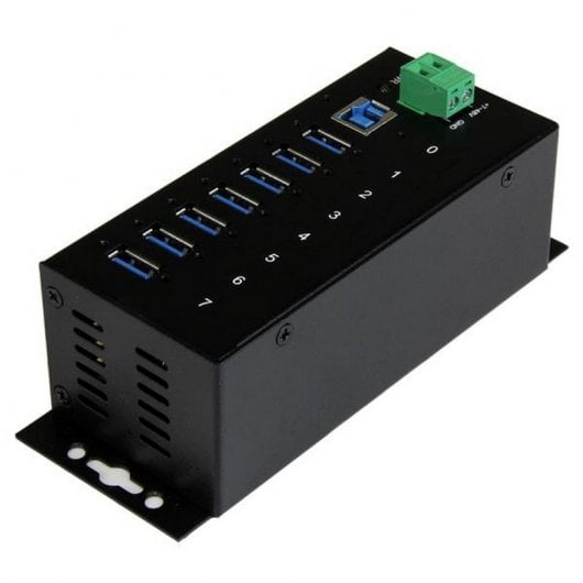 StarTech Hub Ladrón USB 3.0 de 7 Puertos Industrial