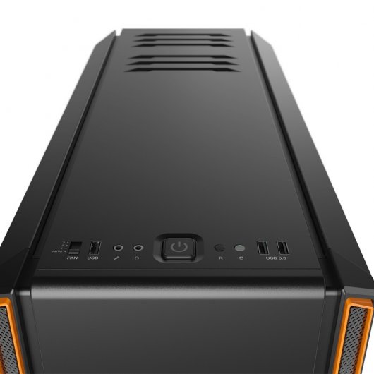 Be Quiet! Silent Base 801 Cristal Templado USB 3.0 Naranja