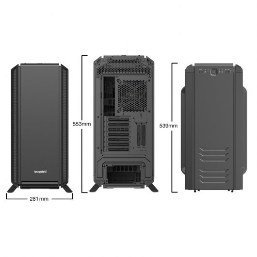 Be Quiet! Silent Base 801 Cristal Templado USB 3.0 Negra