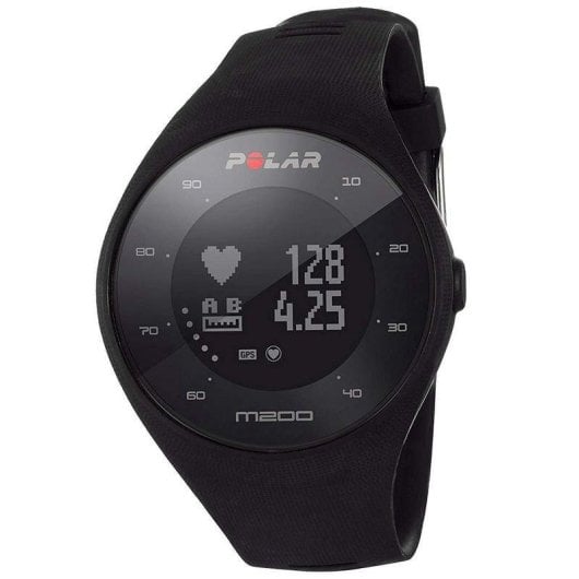 Polar M200 Bluetooth GPS 42mm Preto M/L Resistente à Água Pulsómetro Monitor Sono