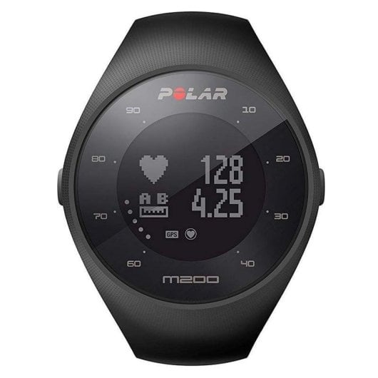 Polar M200 Bluetooth GPS 42mm Preto M/L Resistente à Água Pulsómetro Monitor Sono