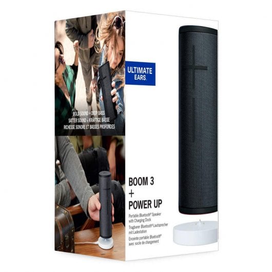Ultimate Ears Boom 3 Altavoz Inalámbrico Negro + Power Up Base de Carga