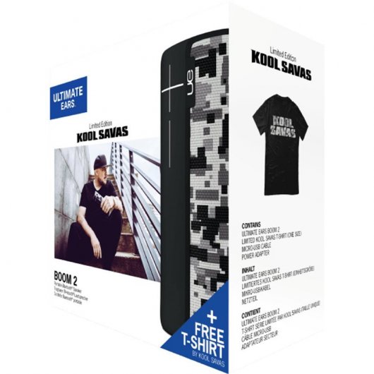Ultimate Ears 2 Edición Limitada Kool Savas Altavoz Inalámbrico + Camiseta
