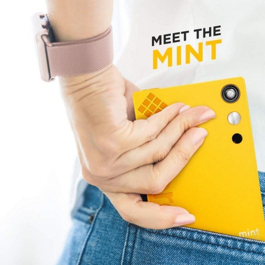 Appareil photo instantané Polaroid Mint 2 en 1 jaune