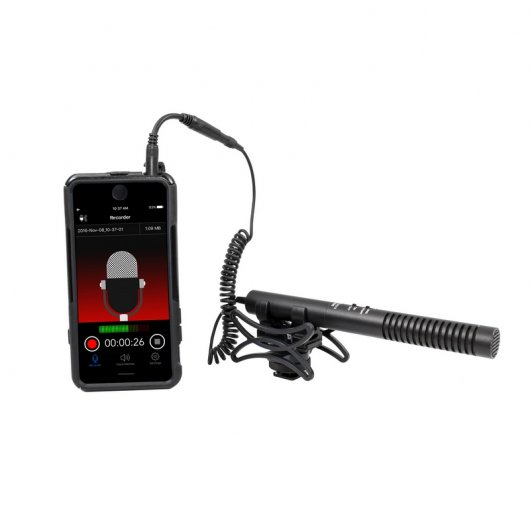 Azden SGM-990 + i Microfone para Câmaras Réflex e Smartphones