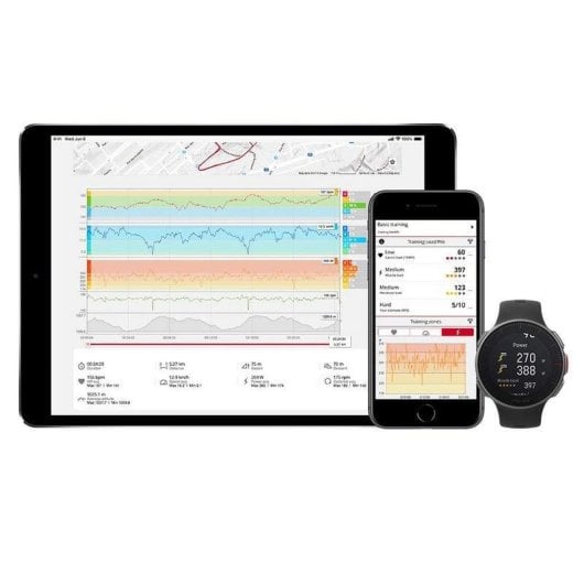 Polar Vantage V Reloj Running Negro HR M/L