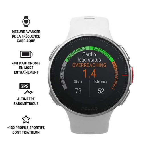 Polar Vantage V Reloj Running Blanco M/L