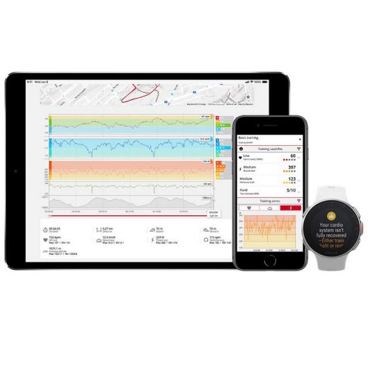 Polar Vantage V Reloj Running Blanco M/L