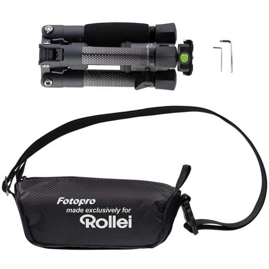 Rollei City Traveler Mini Trípode de Viaje Titanio