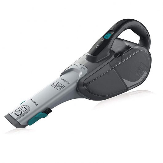 Black & Decker DVJ320B Aspiradora de Mano sin Bolsa 10.8V 2Ah Negro/Turquesa