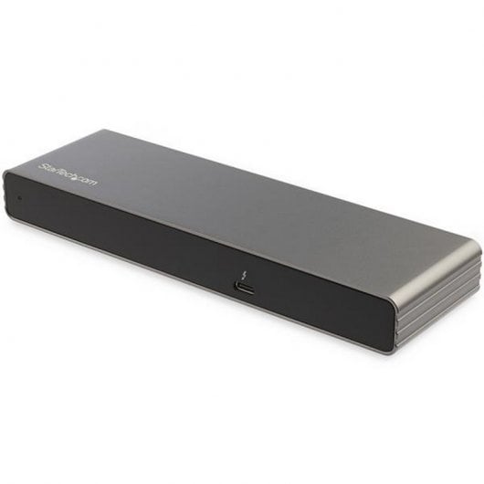 StarTech.com TB3DK2DHVUE laptop-dockingstation & portreplikator Kabelgebunden Grau