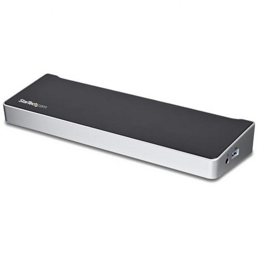 Startech Dock USB-C para Triple Pantalla 4K con 5 Puertos USB 3.0 PD de 100W