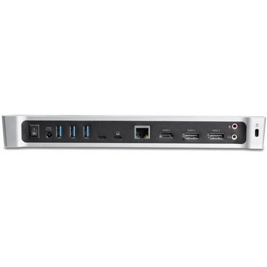 Startech Dock USB-C para Triple Pantalla 4K con 5 Puertos USB 3.0 PD de 100W
