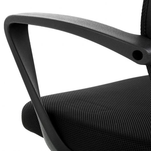 Silla de Oficina Giratoria TLV-S1 360º con Soporte Lumbar Negra