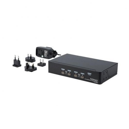 Startech Switch KVM de 4 Puertos DisplayPort con Resolución de 4K a 60Hz