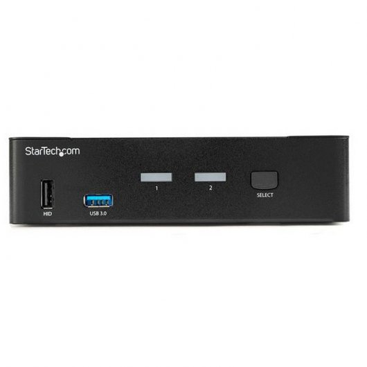 Startech Switch Conmutador KVM DisplayPort de 2 Puertos 4K 60Hz