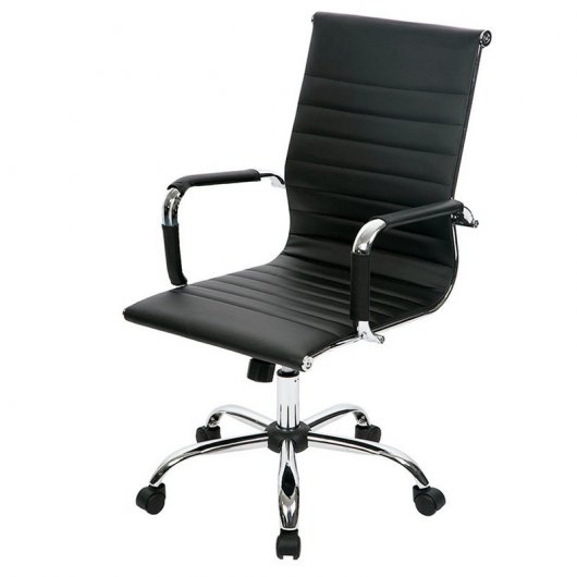 Silla de Oficina TLV-SB1 Ergonómica Reclinable Negra