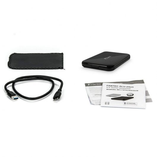 Fantec ALU-25U3  Carcasa HDD/SSD 2.5" SATA USB 3.0