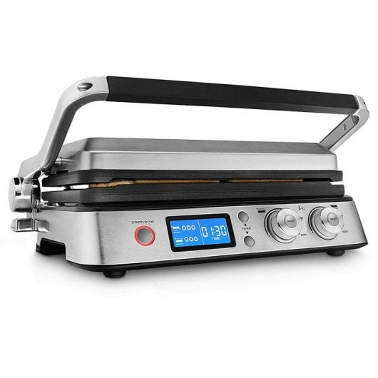 DeLonghi Multigrill CGH 1030D Parrilla Multiposición 2000W Negro/Inox