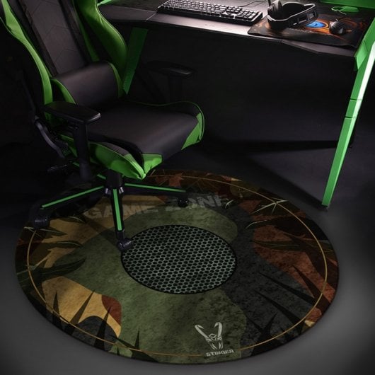 Woxter Stinger Floorpad Alfombra para Silla Camuflaje
