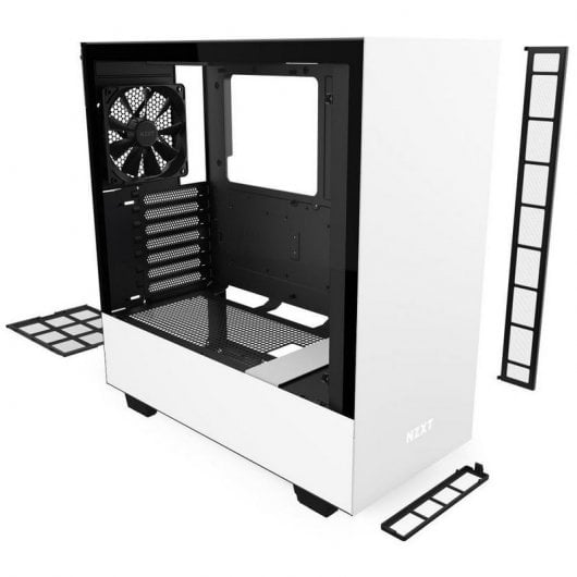 NZXT H510 Cristal Templado USB 3.1 Blanco Mate