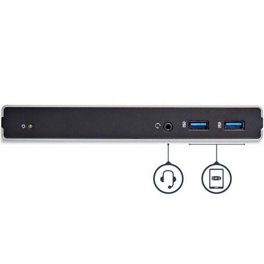 Startech Docking Station USB 3.0 para Dos Monitores con DVI y Soporte Vertical