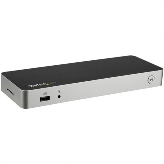 StarTech.com DK30CHDPPDUE laptop-dockingstation & portreplikator Kabelgebunden USB 3.2 Gen 1 (3.1 Gen 1) Type-C Schwarz, Silber