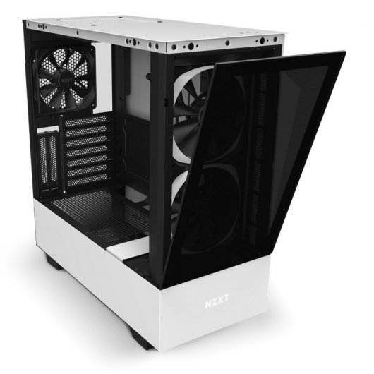 NZXT H510 Elite Cristal Templado USB 3.1 RGB Blanco Mate