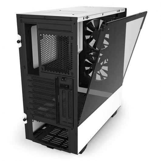 NZXT H510 Elite Cristal Templado USB 3.1 RGB Blanco Mate